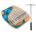 thumbnail image 3 of Piano de pulgar para niños piano de pulgar Kalimba caoba de 17 teclas para regalo de música ANGGREK Otros, 3 of 8