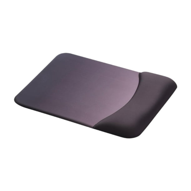 Alfombrilla de ratón con reposamuñecas, espuma viscoelástica, cómoda alfombrilla para ratón con soporte para muñecas, para mecanógrafos, trabajadores, Negro