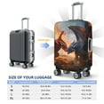 thumbnail image 4 of Hirioo Lava Dragon for Elasticity Suitcase Cover (No luggage Included) Durable Luggage Protector Fits 18-32 Inch Luggage-Medium, 4 of 7
