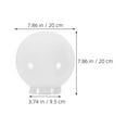 thumbnail image 5 of PAMINGONO 2Pcs White Spherical Acrylic Lampshade Create Pleasant Atmosphere for Garden and Courtyard, 5 of 8