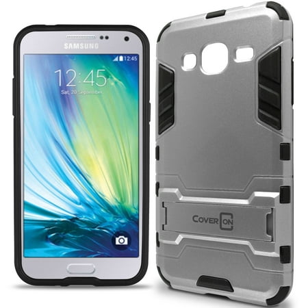 CoverON Samsung Express Prime / Galaxy Amp Prime / Galaxy J3V / Galaxy J3 (2016) / J3 V Case, Shadow Armor Series Hybrid Kickstand Phone Cover