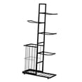 thumbnail image 2 of Soporte de Almacenamiento de Bolas shamjiam Estante Organizador de Garaje Negro, 2 of 8