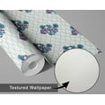 thumbnail image 6 of S4Sassy Peel & Stick Vinyl Wallpaper, Rose Trellis Wall Paper Contact Paper Waterproof- Green,25"x60" Textured Finish, Removable Asian Style Covering for Home Decor in Bedrooms, Renter Space, Cabinet, 6 of 9