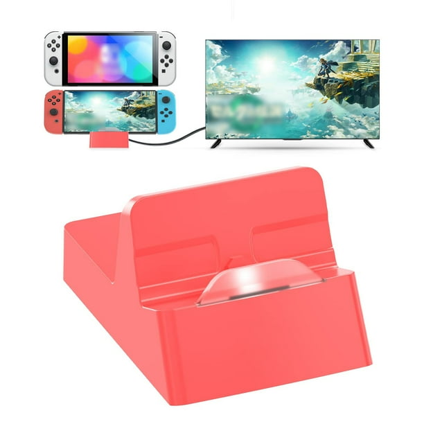 Base de expansión para Nintendo Switch, estación de acoplamiento portátil para TV con puertos de carga 4K HDMI/USB 3.0/USB-C