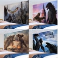 2024 Explosive Godzilla wars King Kong bedroom decoration tapestry, ins ...