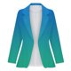thumbnail image 2 of Gibobby Blazer de mujer elegante chamarra para mujer con frente abierto para trabajo negocios casual para mujer(Verde de menta,M), 2 of 5