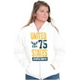 thumbnail image 4 of United States Semper Fortis Navy Zip Up Hoodie Men's Women's Brisco Brands S, 4 of 6