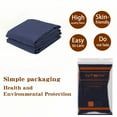 thumbnail image 6 of Super Soft Brushed Microfiber Euro Pillow Shams Set of 2, Machine Washable Square Pillow Cases, 26 x 26 inches, Navy Blue, 6 of 7