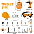 thumbnail image 3 of GRM Ensemble d'Outils pour Enfants 35 Pcs - Jeu de Simulation avec Sac à Dos de Construction, 3 of 7