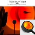 thumbnail image 3 of Lamp USB Sunset Lamp with 4PCS Different Colors Films 360 Degree Rotation Projector Sunset LED Light Rainbow Projection Lamp for Photography Party, 3 of 7