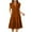 #2 Orange Dress, variant on Rvkxad Womens Summer Dress Ruffle Sleeve V Neck Casual Spring Boho Solid Loose Flowy Tiered Sundress Smocked A-Line Midi Dress Black XL