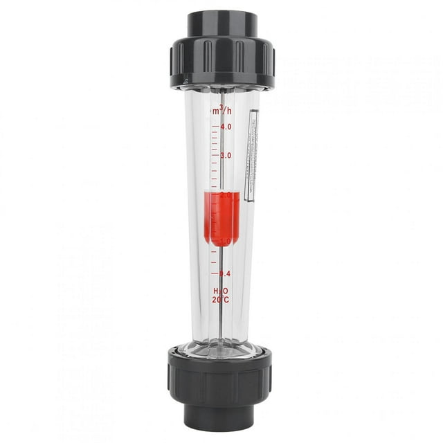 Controladores De Flujo De Agua Caudalímetro Líquido Confiable, Caudalímetro Tipo Tubo, 0-60 Grados Celsius Para 0.4-4M³/H Ptfe La Medición De Líquidos ANGGREK Otros