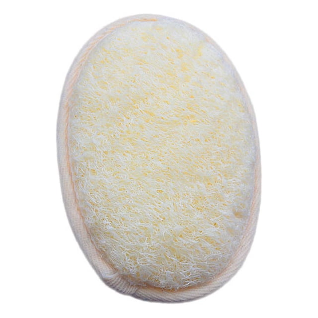 Matsuzay Esponja de ducha de baño de lufa, depurador de limpieza, suministros para la piel, accesorios, herramientas ligeras ovaladas, cuidado de masaje Juegos de accesorios de baño Beige Matsuzay HA076967-02