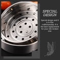 thumbnail image 4 of CIMAXIC Steamer Basket 22.5cm Food Steaming Rack Steamer Insert For Meat Dim Sum Seafood,8.86"X8.86"X2.36", 4 of 4