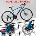 thumbnail image 4 of Akaber Road Bike, 700C Hybrid Bikes for Men, Adult Bike with 21-Speed Shimano Drivetrain, Lightweight Aluminum Frame, Commuter Bicycle, 4 of 9