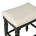 thumbnail image 2 of Hunter Black Backless Counter Stool, 2 of 9