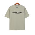 thumbnail image 1 of Miedo De Dios Niebla De Doble Línea Esenciales Cinta Letras De Manga Corta Alta Calle casual Pareja Suelta Camisetapangjing, 1 of 4