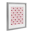thumbnail image 3 of Stupell Industries Cute Cherries & Bows Pattern Gray Framed Print Under Glass design by Lucille Price, 13 x 13, 3 of 10