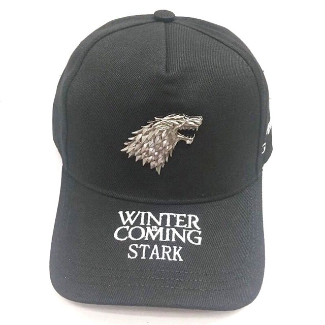 Gorra de béisbol Games Thrones Wolf Head para hombre