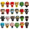 24 PCS Super Hero Action Figures Superheroes Toys for Boys Marvel Legends Ornaments Justice League Set Cake Toppers Happy Birthday Avenger Decorations Party Supplies Gift