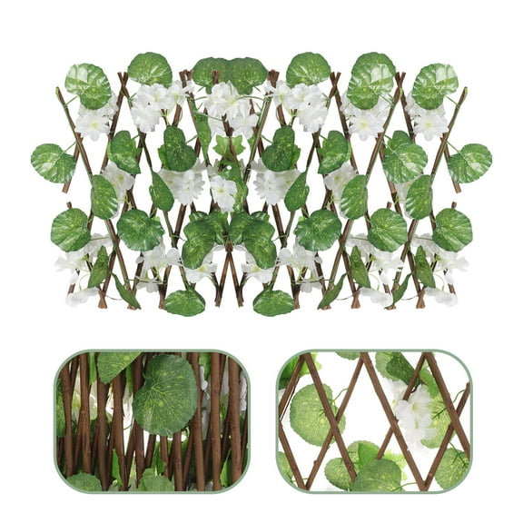 Raindrops Privacy Decorative Fences Flower Fence Plastic 1Set