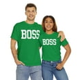thumbnail image 4 of Boss Funny Tshirts for Dads Hilarious Matching Tees Unisex Heavy Cotton Tee, 4 of 4