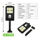 thumbnail image 4 of Luces solares para exteriores con sensor de movimiento y control remoto | Luz de seguridad de pared impermeable IP65 | 3 modos de iluminación para cercas, patios, jardines, terrazas y puertas, 4 of 6