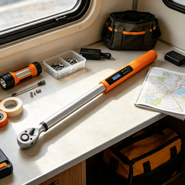 Digital Torque Wrench, 1/2" Drive Electronic Torque Wrench Kit, 25–250 ft.lb / 34–340 N.m, ±2% Accuracy, 3-Mode Adjustable with LED Screen & Buzzer Calibration