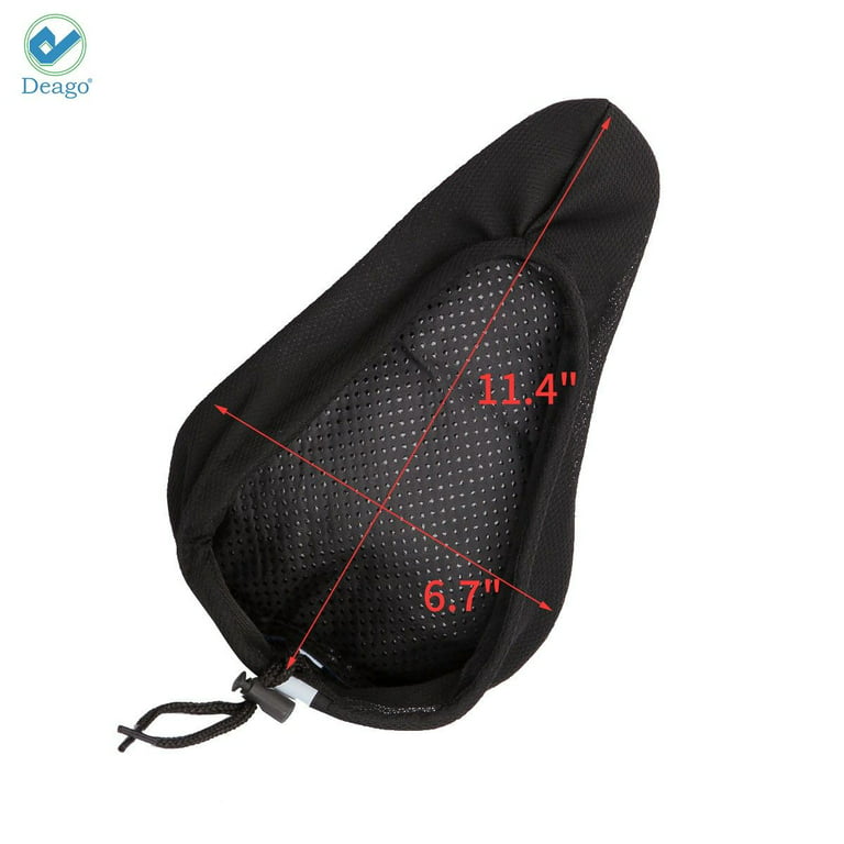 Electric Bicycle Cushion Reflective Soft 3D Pad Bicycle Seat Cover Shock  Absorption Comfortable Cycling Accessories