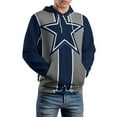 thumbnail image 5 of Football Cowboys 3d Sweatshirts Hoodie Fashion Casual Personality Men's Women Street Hoodie Pullovers Long Sleeve Comfortable Top, 5 of 6
