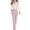 Pink, variant on Dagugfen Women's Dress Pants Suspenders Trouses Straight Leg Regular Fitted Denim Pants Business Casual Pants