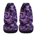 thumbnail image 5 of XYZCANDO Car Seat Covers Polyester Front Seat Cover Car Front Seat Cover Set Soft All Seasons Use SUV Sedan, Purple Bat Swirl, 5 of 10