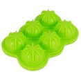thumbnail image 4 of Molde de hielo esférico, 2 piezas, 6 orificios, de silicona de grado alimenticio, bandeja para hielo, molde para hielo, eficiencia óptima, 4 of 12