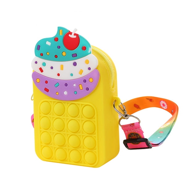 Bolsa de monedero de juguete para niñas pequeñas de cumpleaños para niñas pequeñas Adepaton CPB-US-CJZ917-4