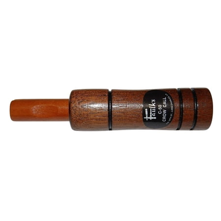 Faulk's C-50 Walnut Crow Call - Realistic Hunting Call Brown