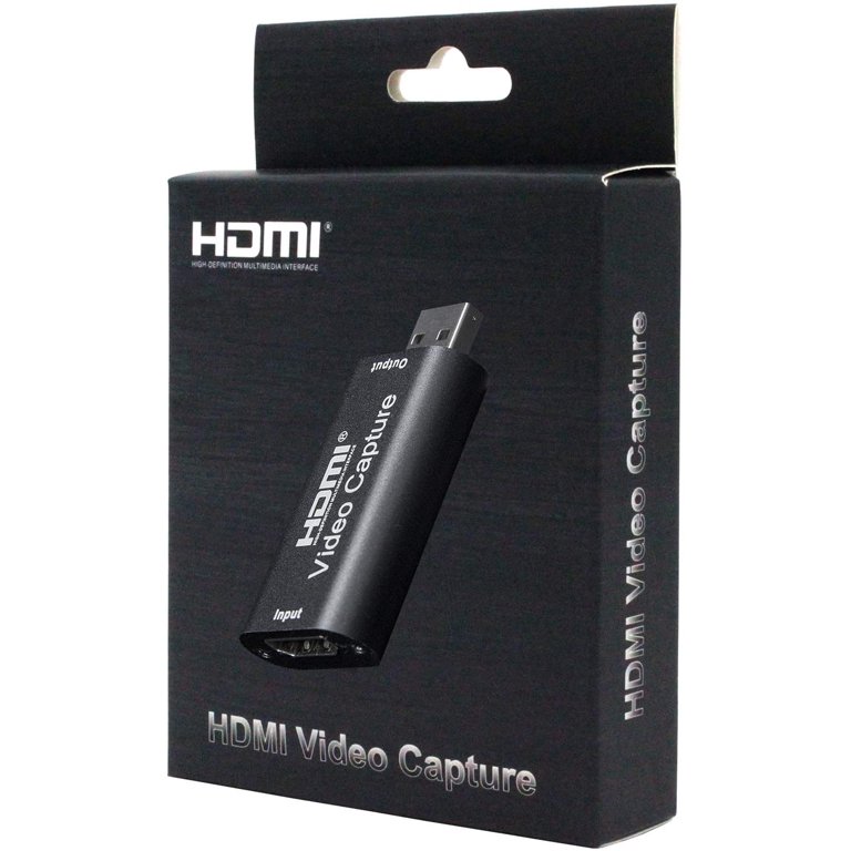 Capturadora Vídeo 1080 Hdmi A Usb2,0 +cable Hdmi+adaptadores