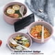 thumbnail image 4 of Ramen Bowl Spoon Forks Chopsticks Conjunto Vajillas Fideos Tazones Microondas Con Tapa Y para Los Elementos Del La Universidad, 4 of 9