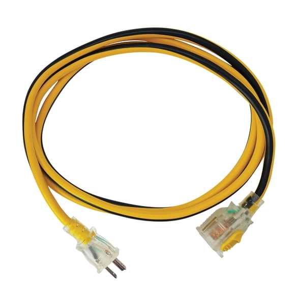 Stanley 36108 Heavy-Duty Shop Power Cord With Power Light Plug