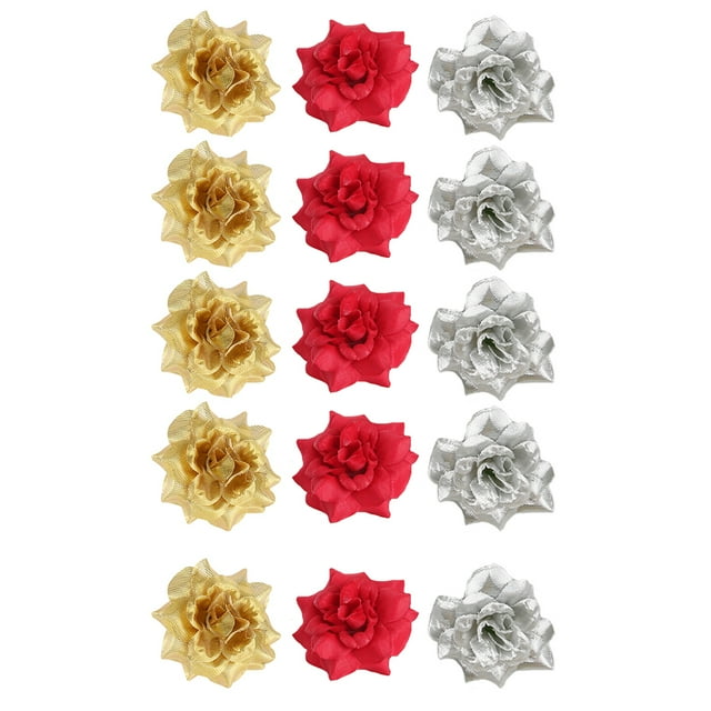 EeaseMX 30 piezas de rosas artificiales decorativas para hacer guirnaldas de rosas falsas