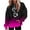 Hot Pink, variant on Jackets for Women Plus Size Hoodied Long Sleeve Printed Sweatshirt Dark Blue L
