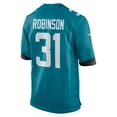 thumbnail image 3 of Men's Nike Keilan Robinson  Teal Jacksonville Jaguars Team Game Jersey, 3 of 6