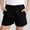 Black, variant on OGLCCG Jean Shorts for Girls Teens Elastic Waisted Denim Shorts with Pockets Baggy Lightweight Summer Shorts 5-15 Years