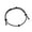 Black, variant on Unisex Stainless Steel Adjustable Couple Bracelet, Lightweight Skin-Friendly Non-Fading Soft Rope Durable Bracelet, for Lovers Sports Travel Outdoor Activities & Holiday Birthday Gifts(Navy,)
