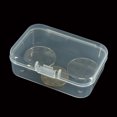 thumbnail image 5 of 2 Pcs Mini Boîte de Rangement Rectangulaire en Plastique Translucide, 5 of 5