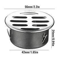 304 Stainless Steel Floor Drain Grate Cover | Heavy Duty Round Outdoor Garden Drain | Diameter Design