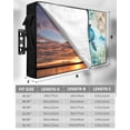 thumbnail image 7 of Vintage Teal Outdoor TV Cover 48 to 50 inch Sea Turtle Coral Starfish Marine Life Nautical Waterproof Dustproof TV Covers for Outside with Zipper Remote Control Pocket Flat Screen Protectors, 7 of 7