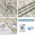 thumbnail image 2 of Green Botanical Blackout Curtains for Bedroom, Pastoral Elegant Spring Floral Rustic Thermal Insulated Kitchen Drapes with Grommets, Light Blocking Window Treatment, 2 Panels 27.5" x 39", 2 of 7