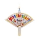 thumbnail image 4 of Fan Shaped Clown Birthday Candle Funny Children's Cake Decoration Cake Arrangement, 4 of 9