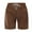 Brown, variant on Gibobby Mens Casual Cargo Shorts - Cotton Drawstring Stretch Summer Beach Shorts Twill Chino Short with Pockets[Black,XL]
