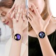 thumbnail image 6 of MSHUN Metal Band Compatible with Samsung Galaxy Watch 5 40mm 44mm/Watch 5 Pro LTE/Galaxy Watch 4 40mm 44mm/Watch 4 Classic 42mm 46mm, No Gap Mesh Loop Magnetic Bands Adjustable Strap (Rose Gold), 6 of 7